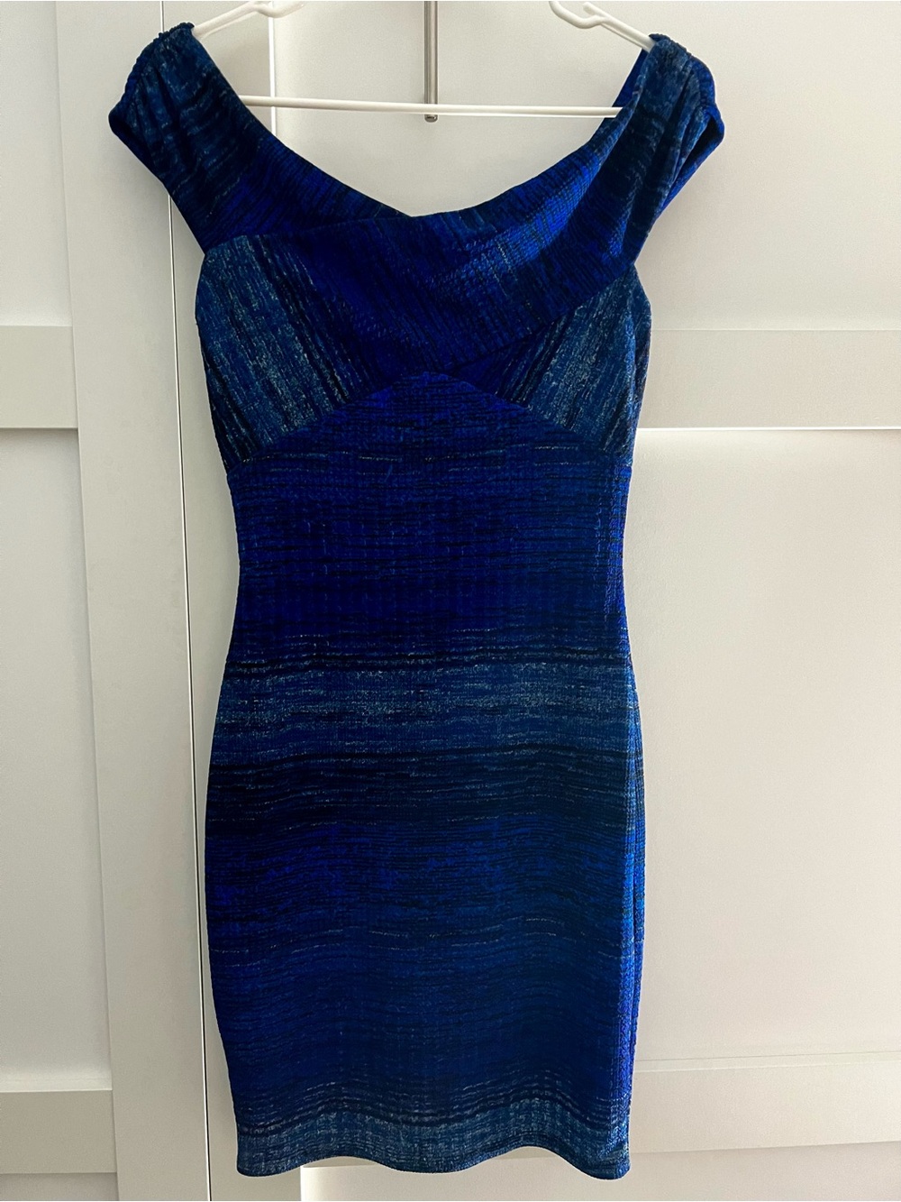 GUESS Blue Gradient Dress